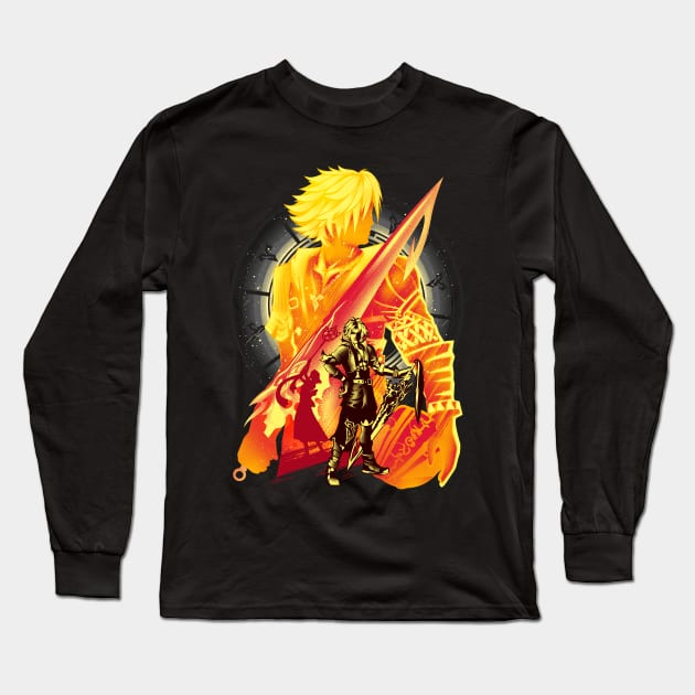 Blitzball Player Tidus Long Sleeve T-Shirt by HyperTwenty